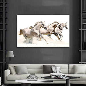 Framed 1 Panel - Horses