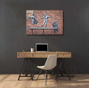 Framed 1 Panel - Banksy - Tango