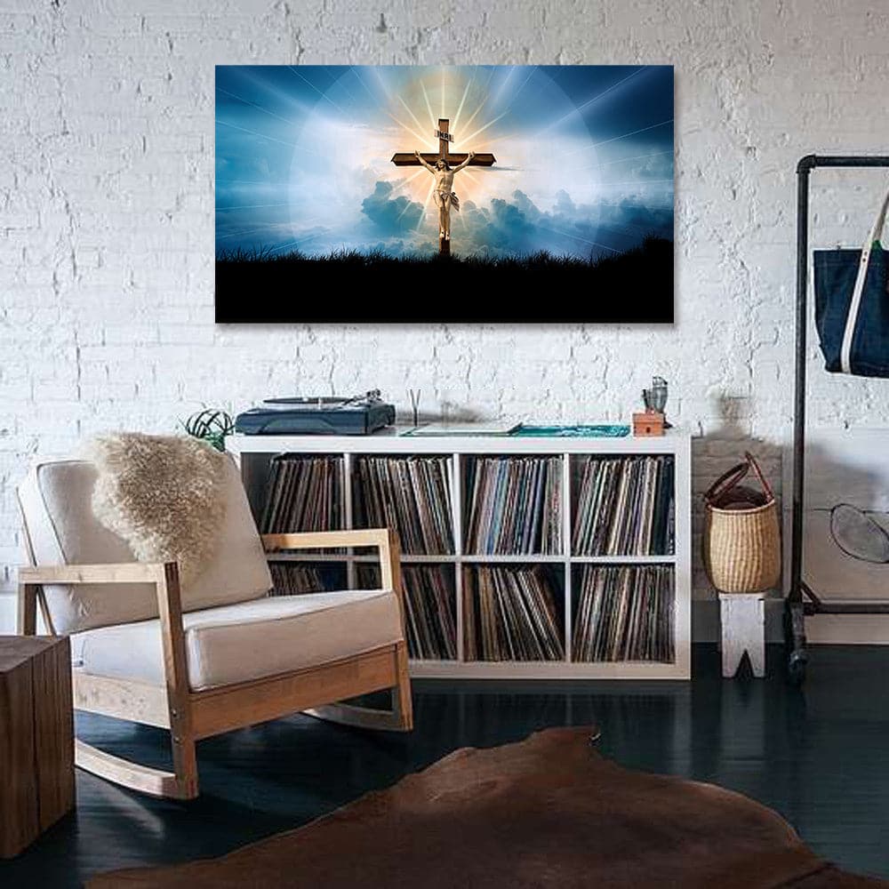 Framed 1 Panel - Jesus Cross