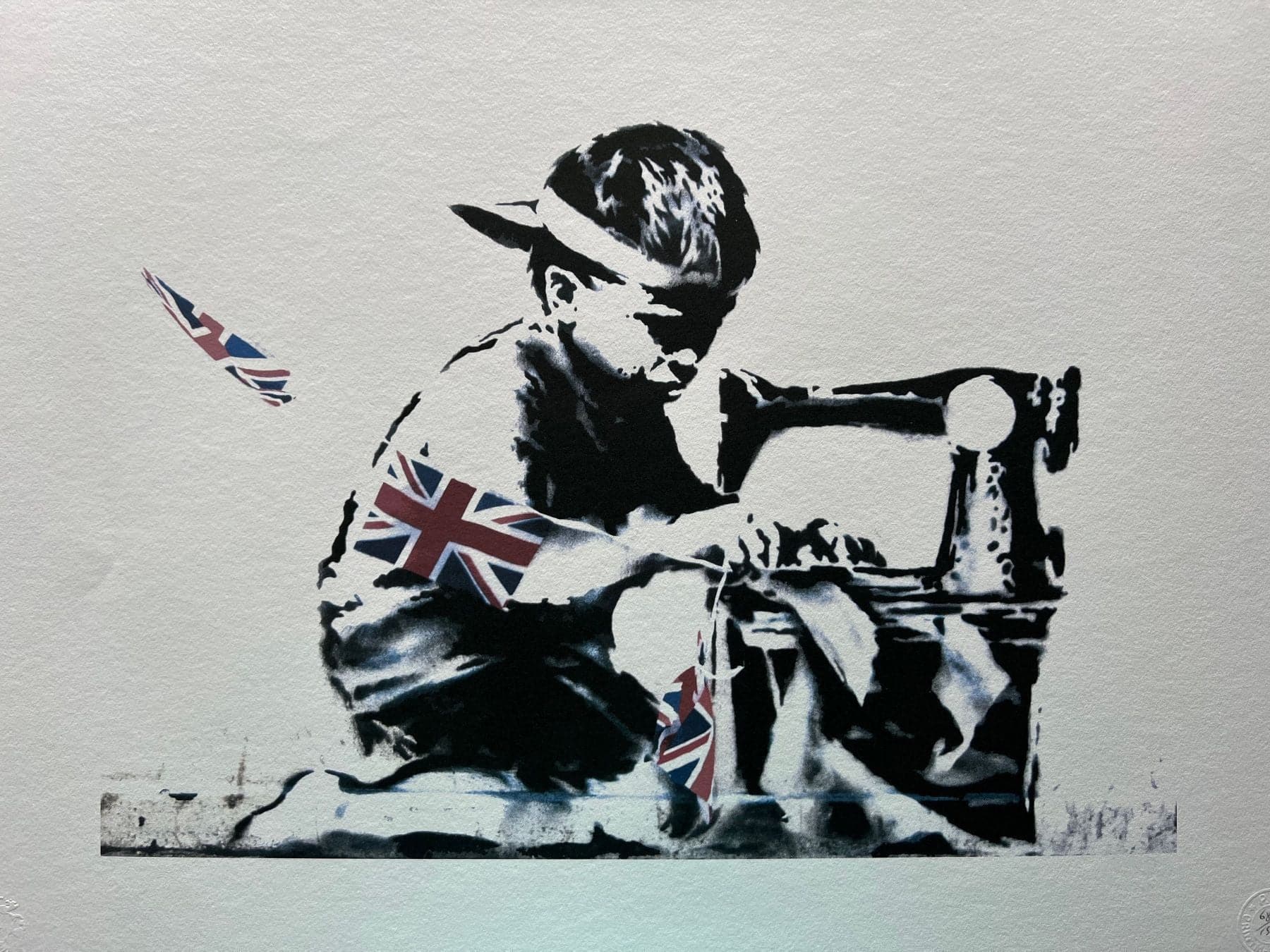 Framed 1 Panel - Banksy - Slave Labour