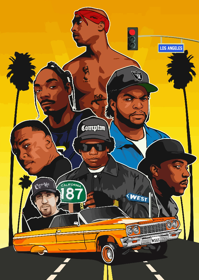 Framed 1 Panel - Rapper