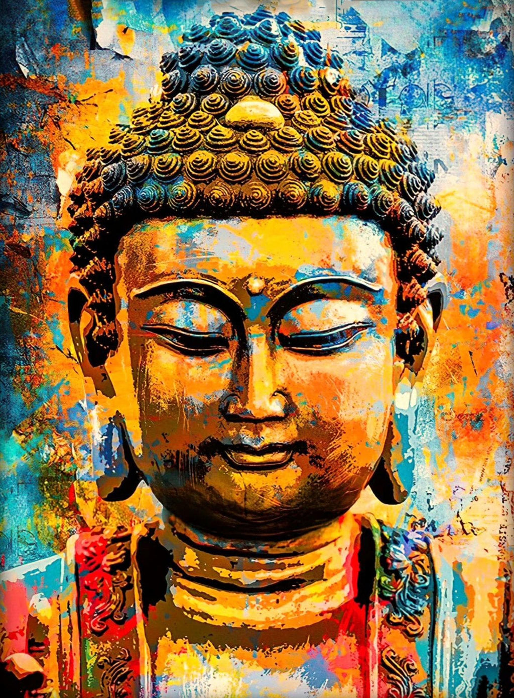 Framed 1 Panel - Buddha