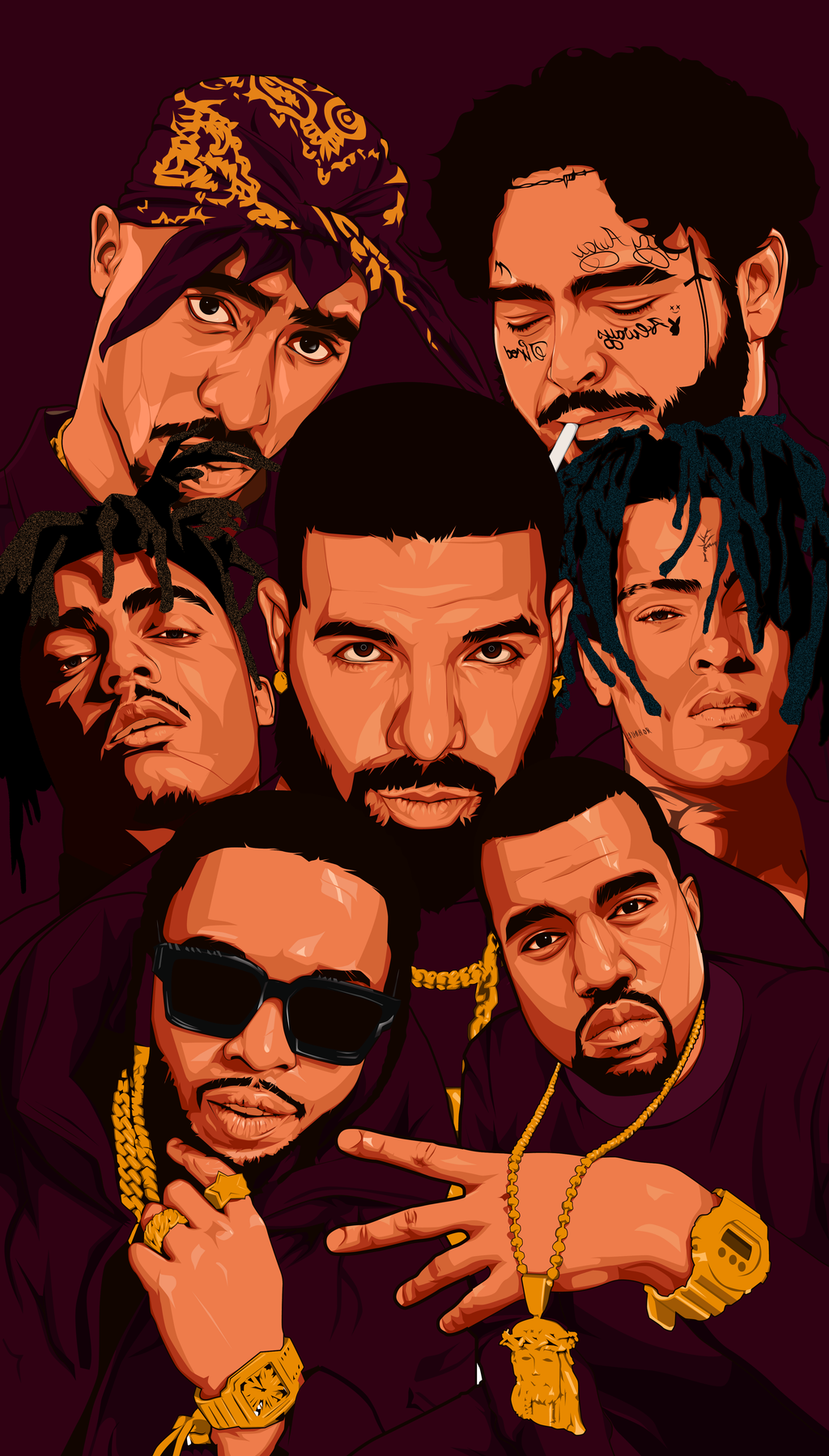 Framed 1 Panel - Rap Star