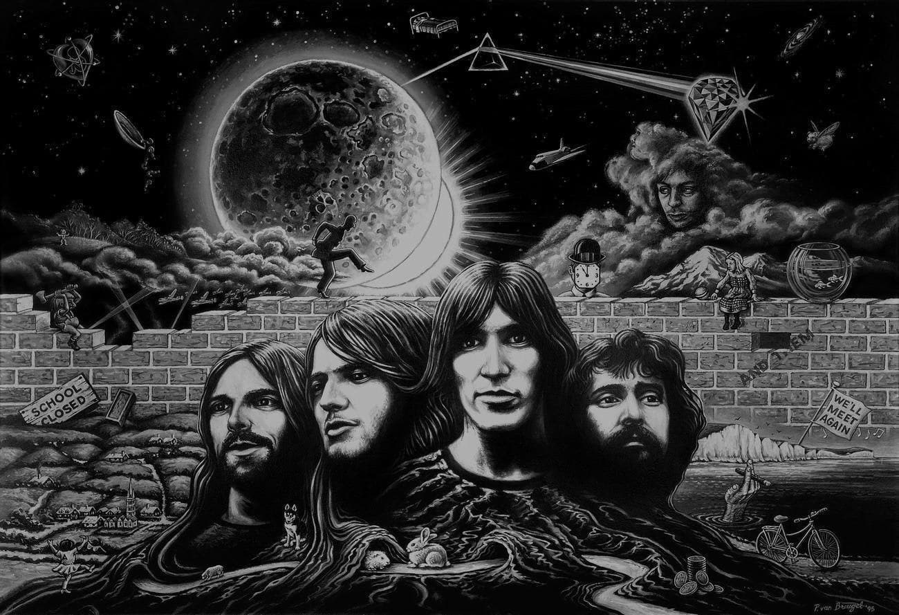 Framed 1 Panel - Pink Floyd