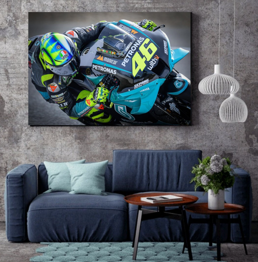 Framed 1 Panel - Valentino Rossi