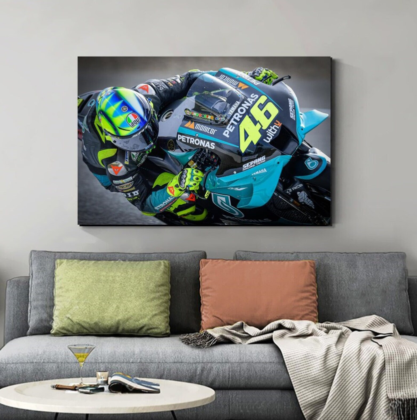 Framed 1 Panel - Valentino Rossi