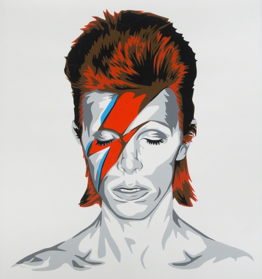 Pine Stretched  Framed 1 Panel - David Bowie