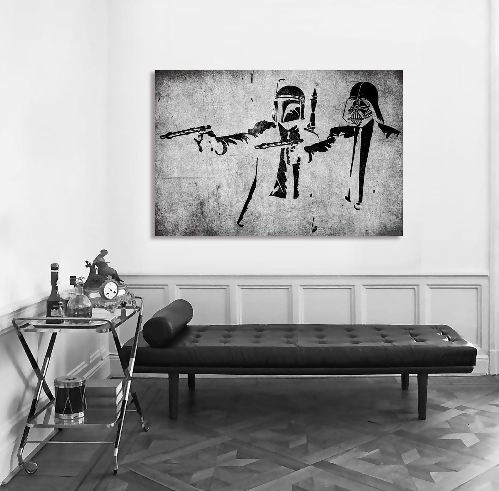 Pine Stretched  Framed 1 Panel - Banksy
