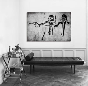 Pine Stretched  Framed 1 Panel - Banksy