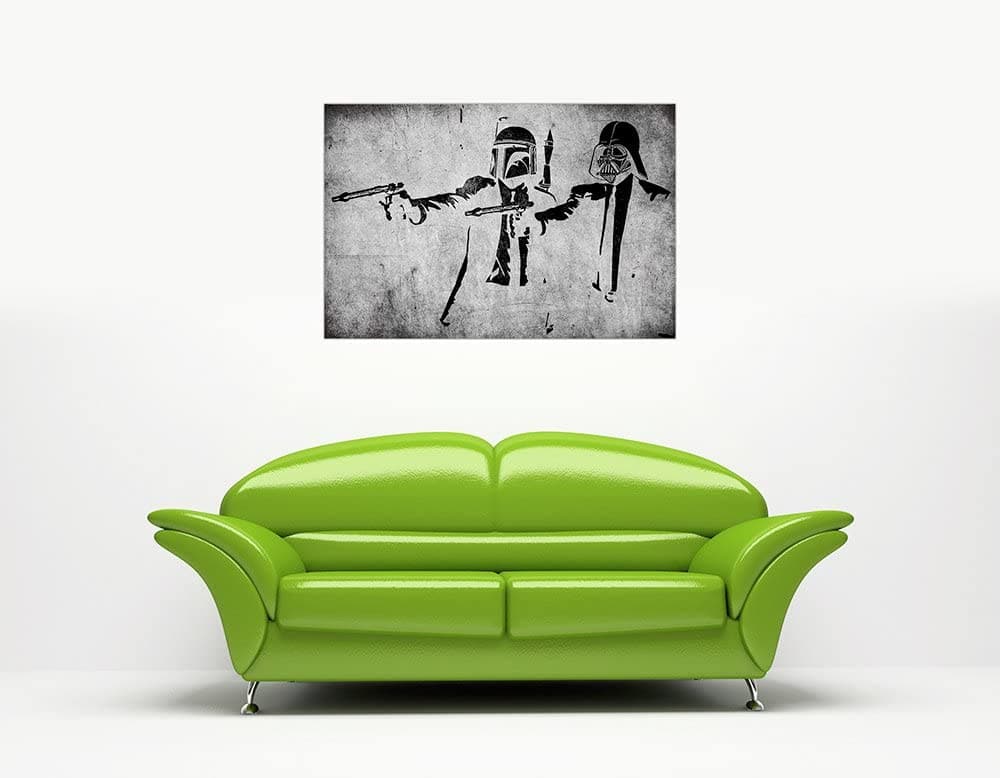 Pine Stretched  Framed 1 Panel - Banksy