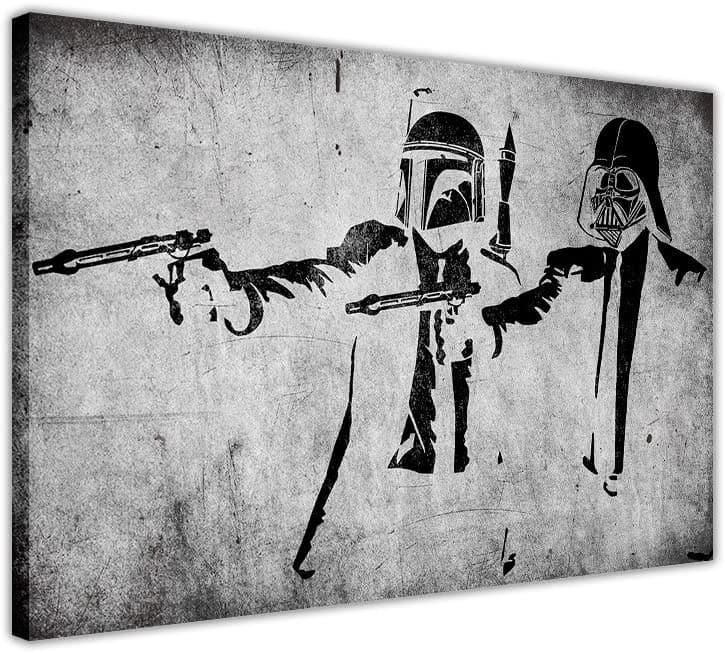 Pine Stretched  Framed 1 Panel - Banksy