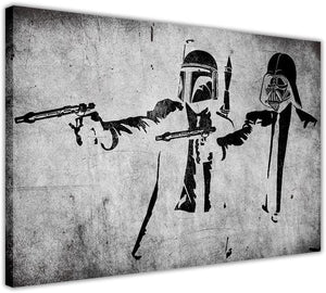 Pine Stretched  Framed 1 Panel - Banksy