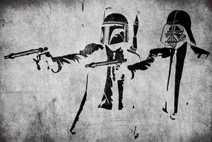 Pine Stretched  Framed 1 Panel - Banksy