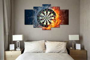Framed 5 Panels - Darts