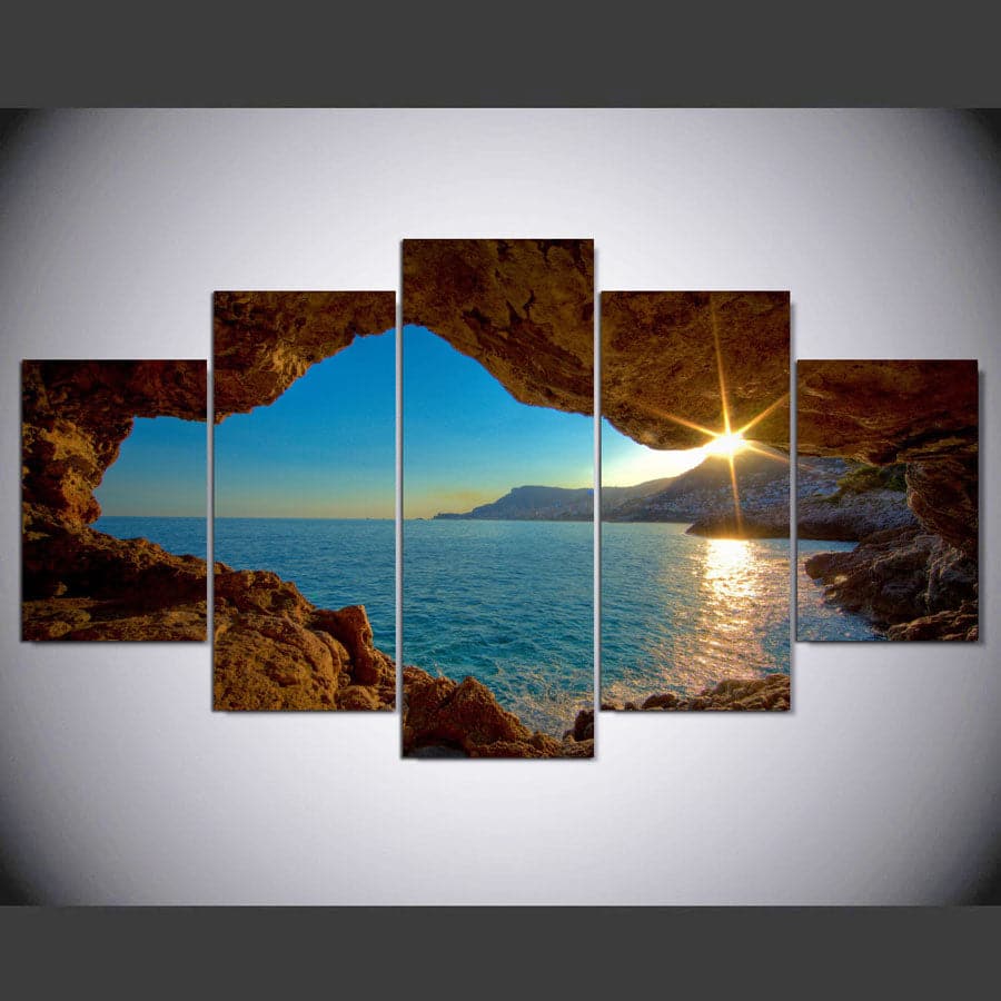 Framed 5 Panels - Landscape