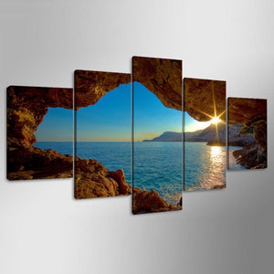 Framed 5 Panels - Landscape