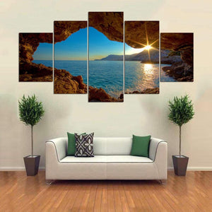 Framed 5 Panels - Landscape