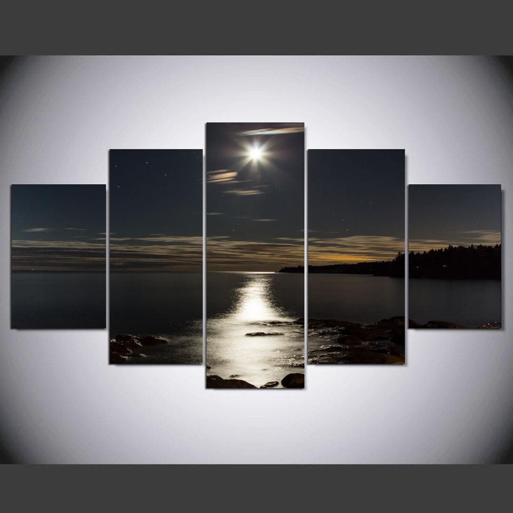Framed 5 Panels - Landscape