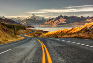 Framed 1 Panel - Road to Mt Cook