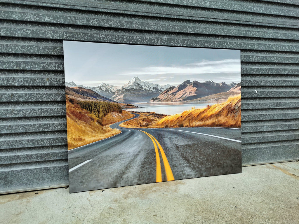 Framed 1 Panel - Finished Products - Road to Mt Cook