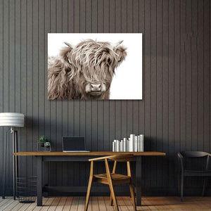 Framed 1 Panel - Highlander Cow