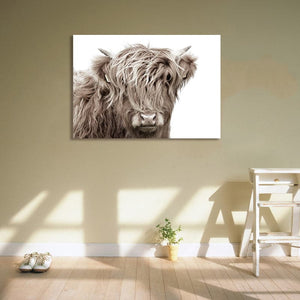 Framed 1 Panel - Highlander Cow