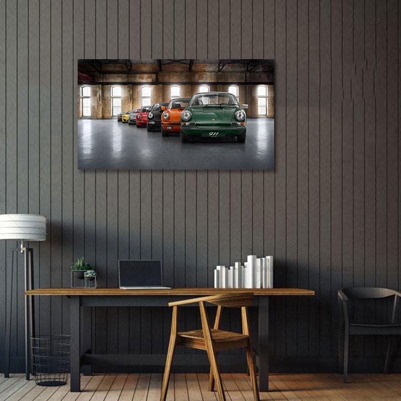 Framed 1 Panel - Porsche Evolution
