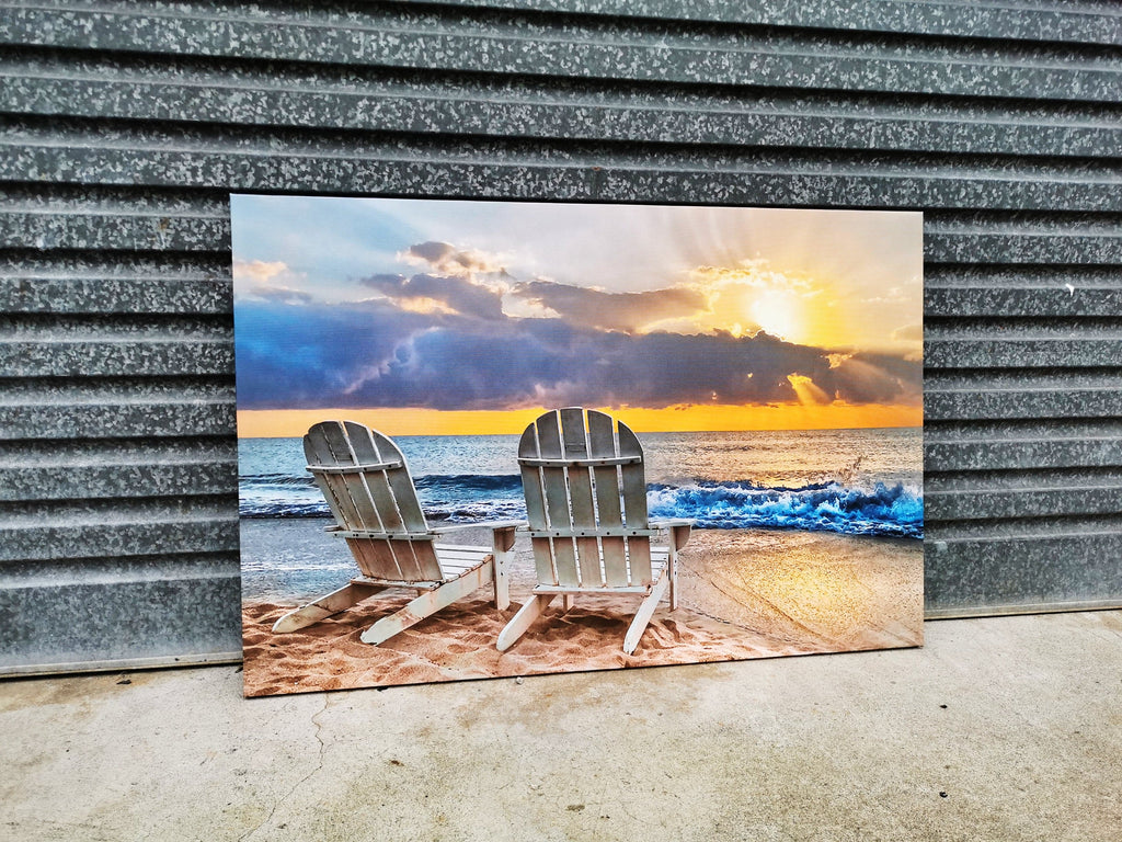 Pine Stretched  Framed 1 Panel - Finished Products