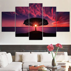 Framed 5 Panels - Hope