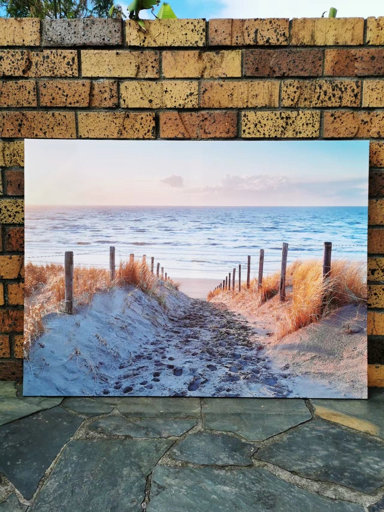Framed 1 Panel - New Zealand 90 Miles Beach