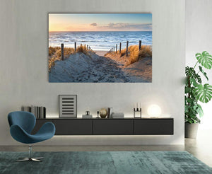 Framed 1 Panel - New Zealand 90 Miles Beach