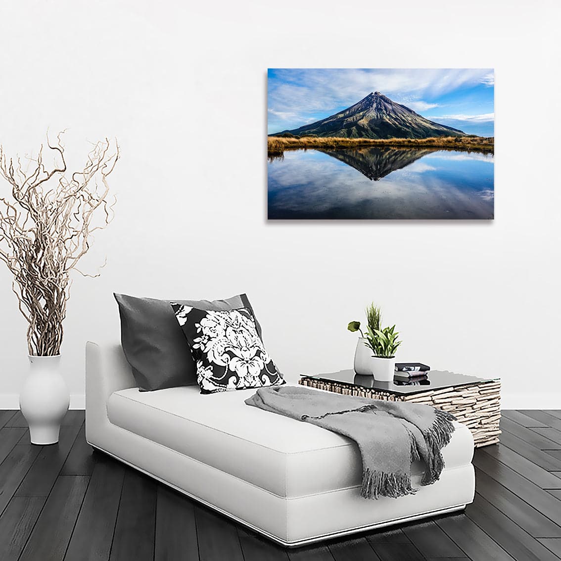 Framed 1 Panel - Mount Taranaki