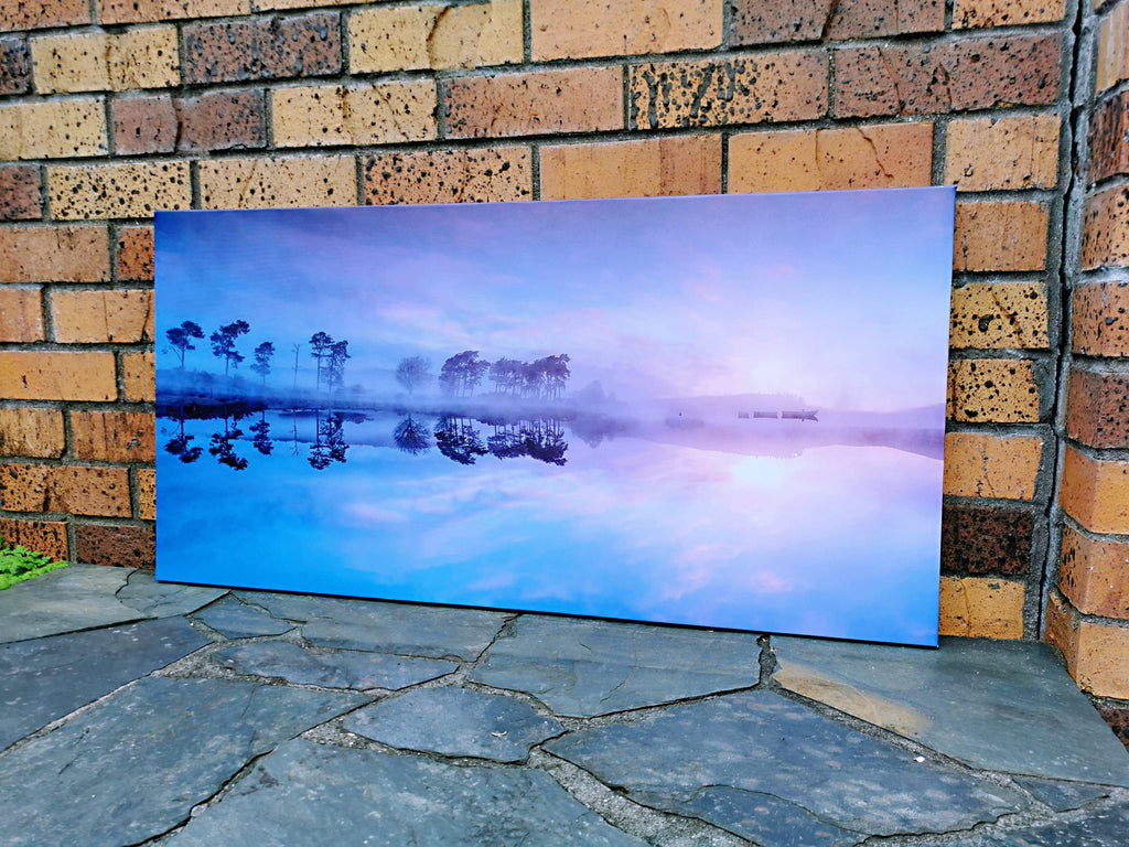 Pine Stretched  Framed 1 Panel - Finished Products - Golden Time