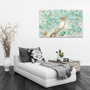 Framed 1 Panel - Tree (3D Style)