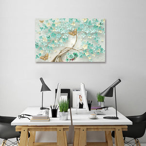 Framed 1 Panel - Tree (3D Style)
