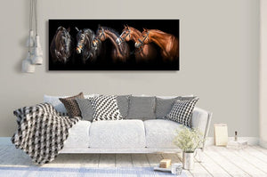 Framed 1 Panel - Horses