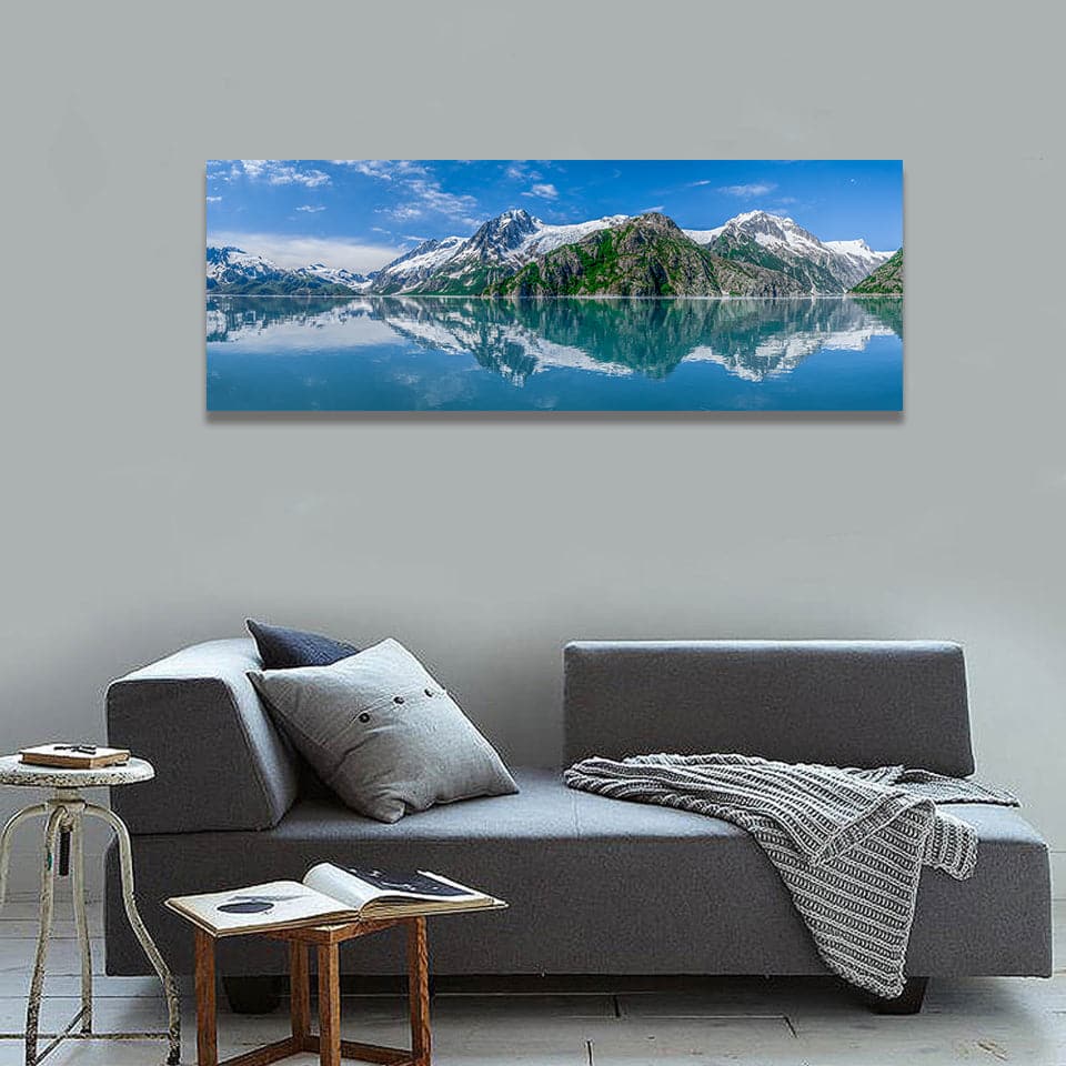 Framed 1 Panel - Kenai Fjords Panorama