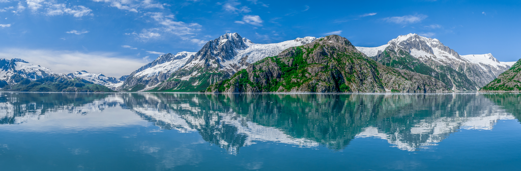 Framed 1 Panel - Kenai Fjords Panorama