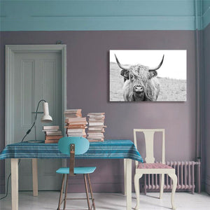 Framed 1 Panel - Highlander Cow