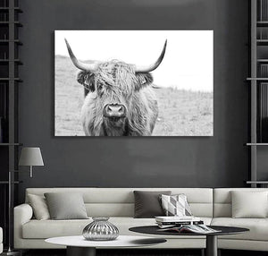 Framed 1 Panel - Highlander Cow