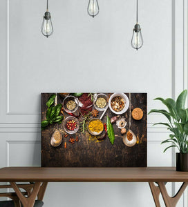 Pine Stretched  Framed 1 Panel - Ingredients