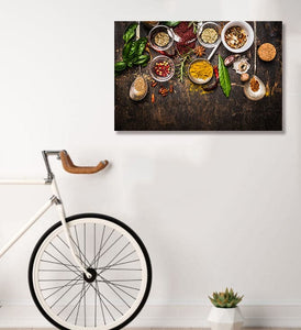 Pine Stretched  Framed 1 Panel - Ingredients