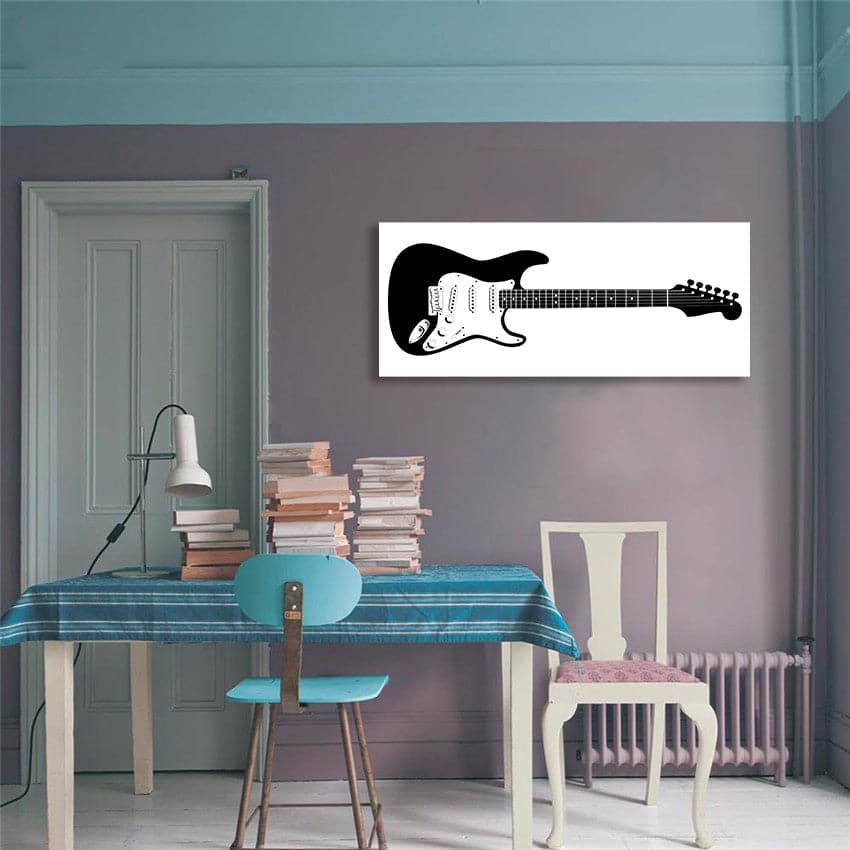 Framed 1 Panel - Guitar