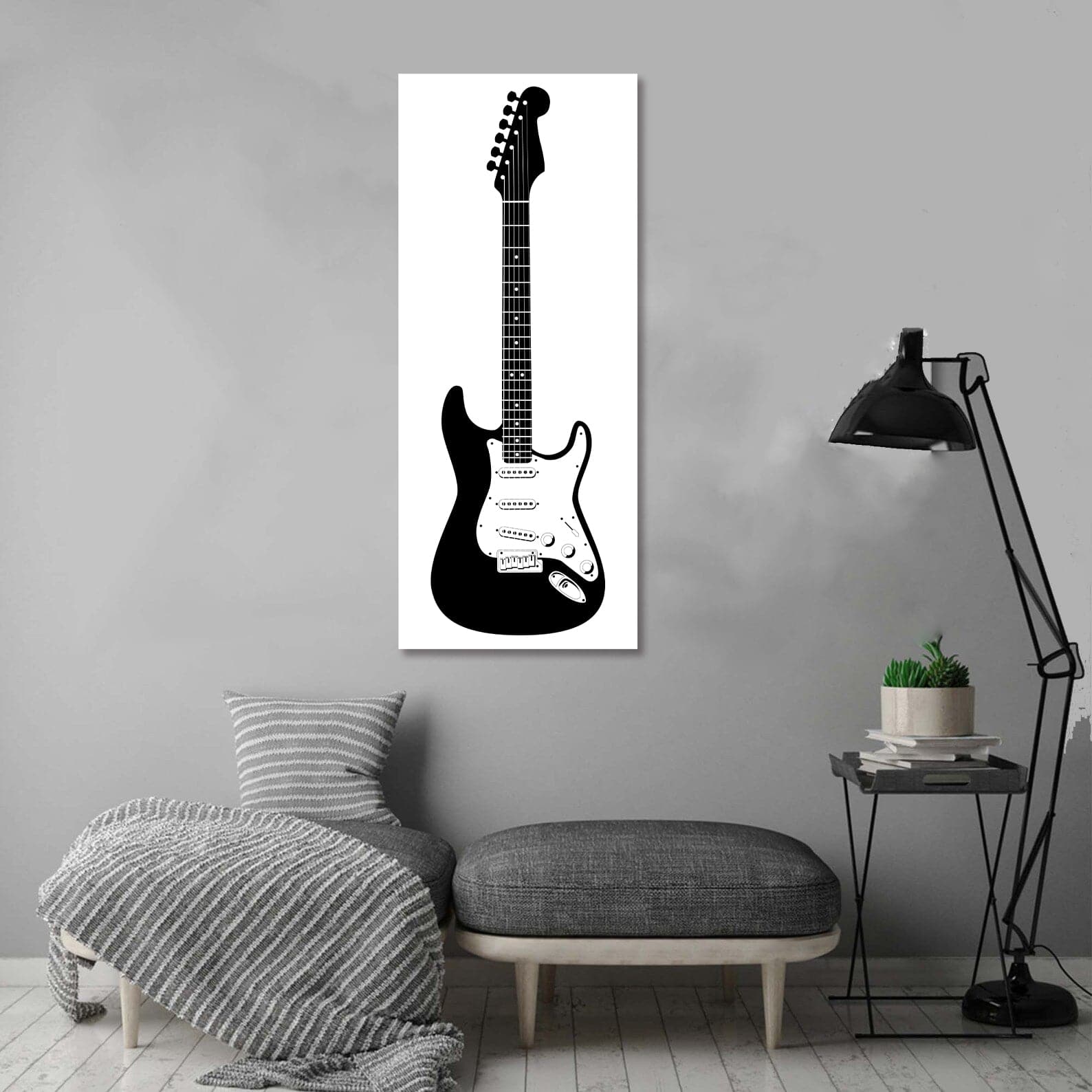 Framed 1 Panel - Guitar