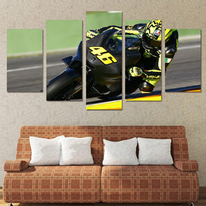 Framed 5 Panels - Motor Sport