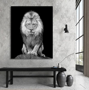 Framed 1 Panel - Lion