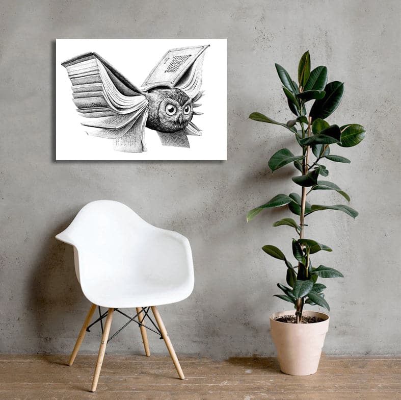 Framed 1 Panel - Owl