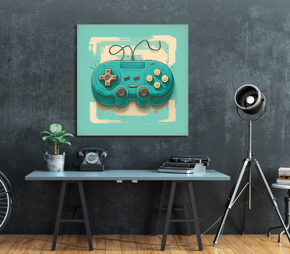 Pine Stretched  Framed 1 Panel - Game