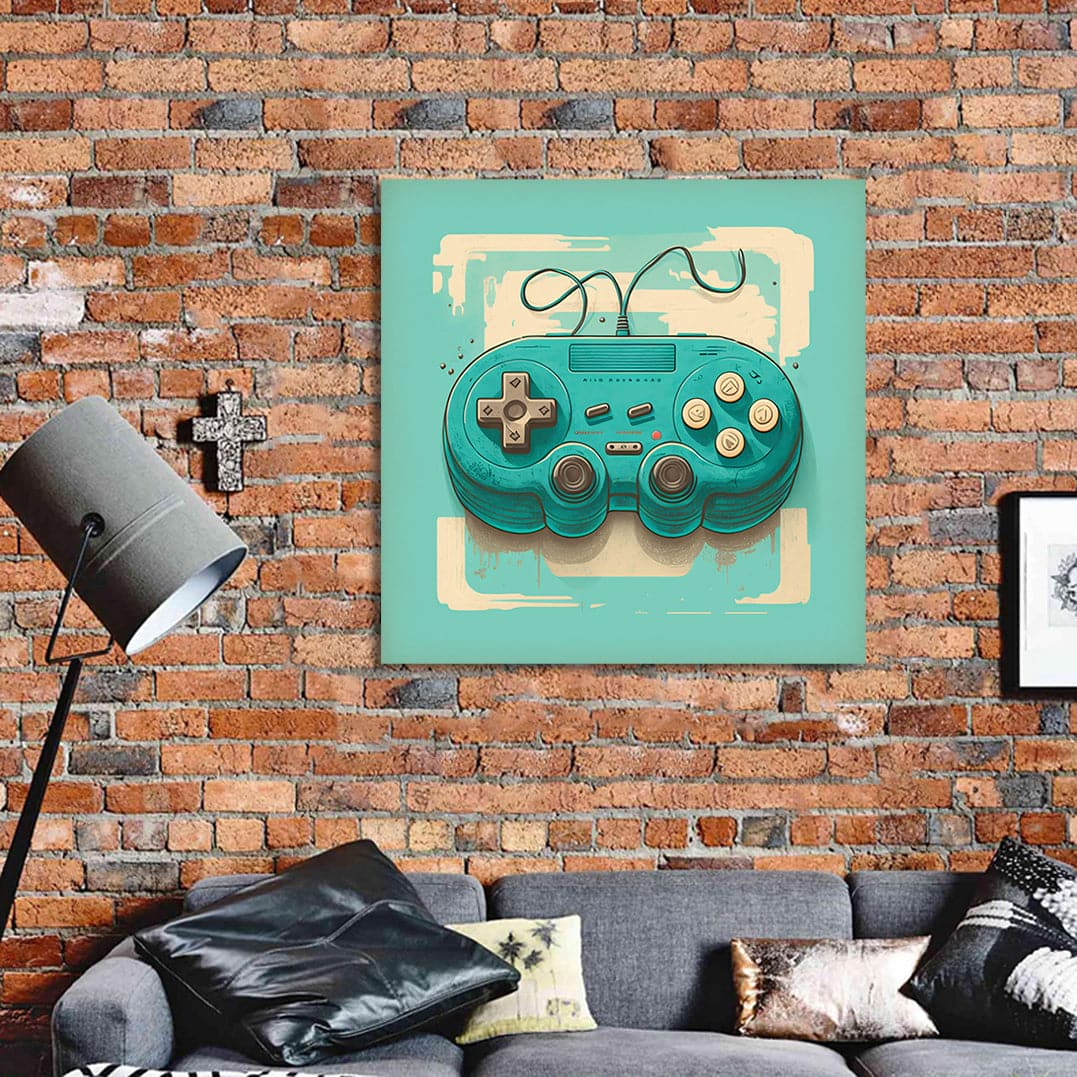 Pine Stretched  Framed 1 Panel - Game