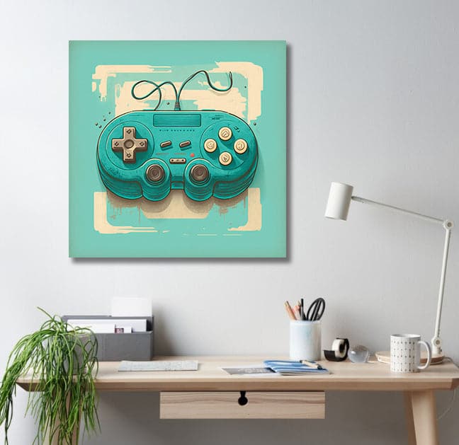 Pine Stretched  Framed 1 Panel - Game